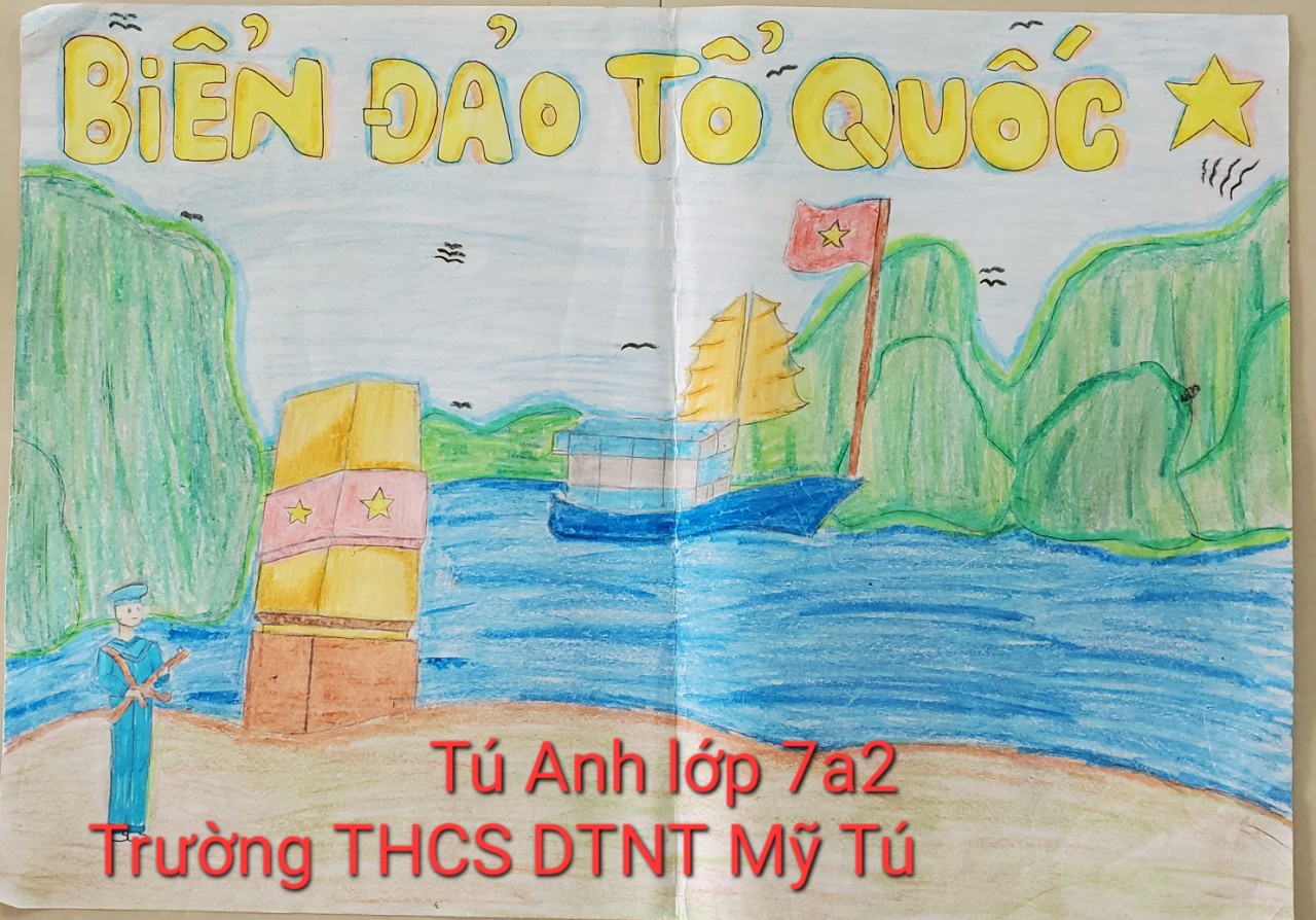 LIÊN ĐỘI THAM GIA CUỘC THI VIẾT - VẼ "HÀNH TRÌNH MÙA XUÂN LÊN RỪNG XUỐNG BIỂN